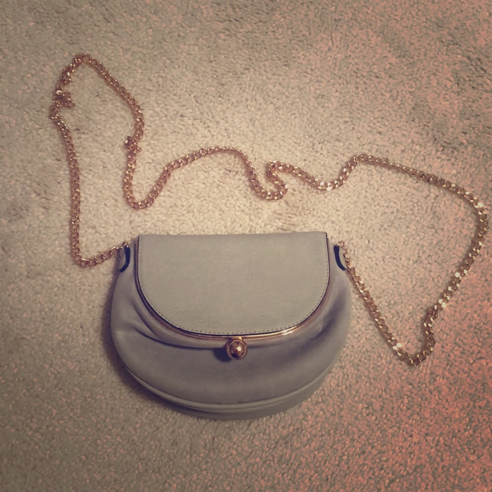 Lauren Conrad Gray/Rose Gold Purse